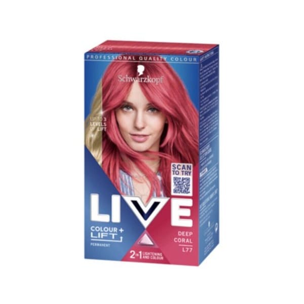Schwarzkopf Live Permanent Hair Deep Coral L77