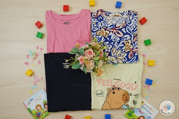 Girls T-shirt (৪ পিচ কম্বো) Code: MS-21