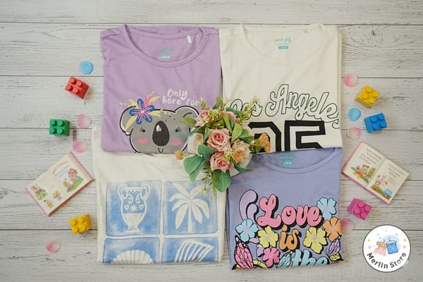 Girls T-shirt (৪ পিচ কম্বো) Code: MS-24