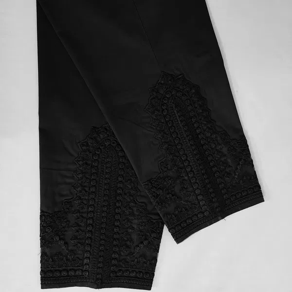 Women’s Premium Salowar Pant – Black | Shating Cotton Linen Fabric | Comfortable & Elegant