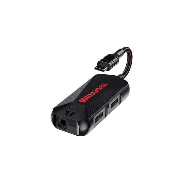 Plextone GS1 Mark 3 3in1 60w Gaming Type-C To 2 Type-C And 3.5mm Converter