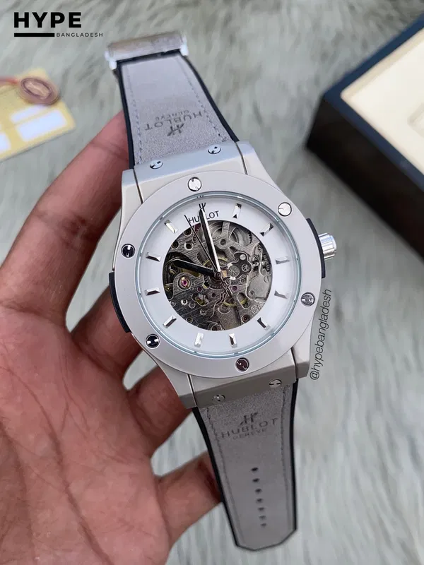 Hublot automatic silicone belt (Grey)