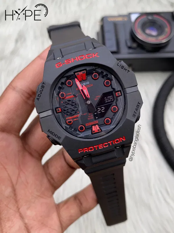 G-shock Quartz (black-red)