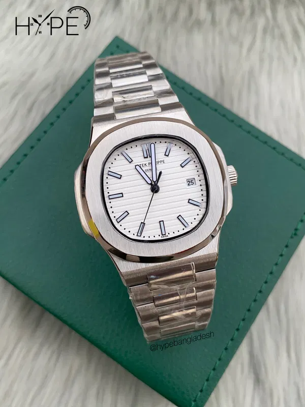 Patek nautilus AAA automatic (white dial)