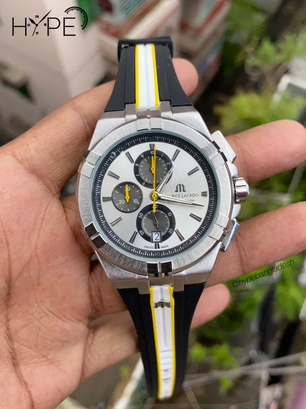 Maurice AA chronograph silicone belt
