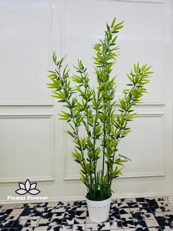 Artificial Bamboo Plant with Pot (buy 2 at the price of 4400bdt)