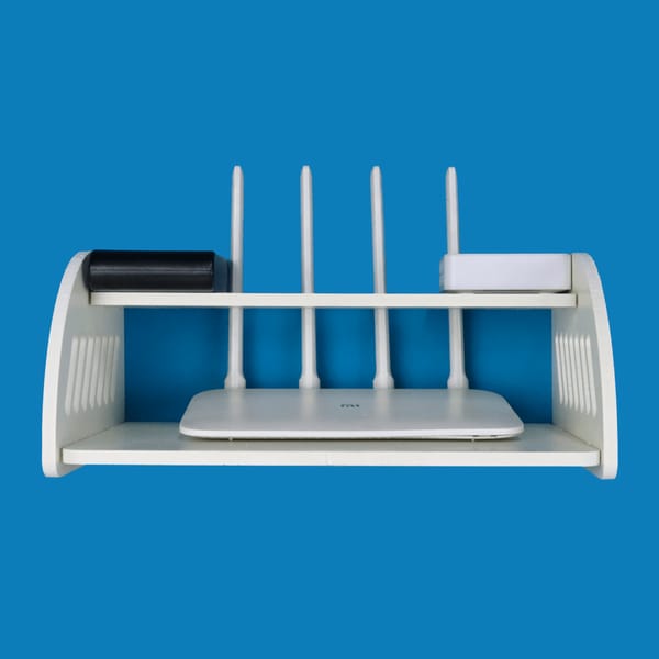 Router stand  – White
