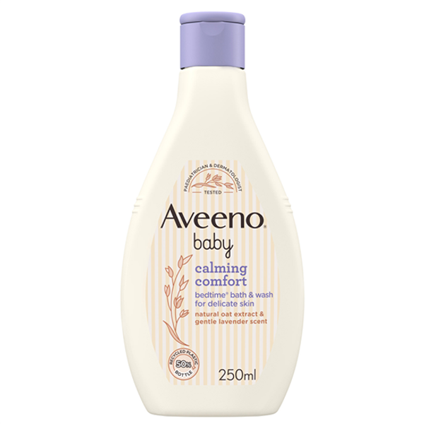 Aveeno Baby Calming Comfort Bedtime Bath & Wash for Delicate Skin 250ml
