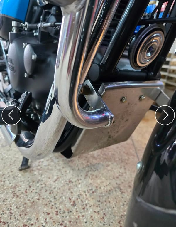 Premium Heavy SS Engin Gourde For Royal Enfield All Model