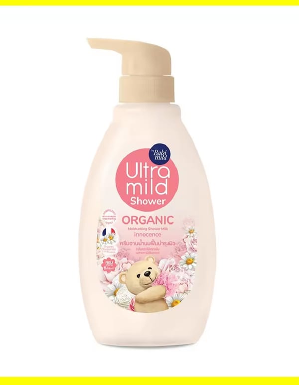 Babi Mild Ultra Mild Organic Moisturizing Shower Milk Innocent 380 Ml.
