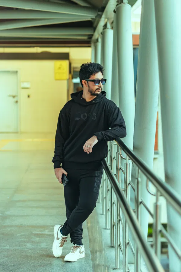 HB Hoodie Joggers Set Black