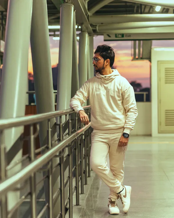 HB Hoodie Joggers Set Off-White