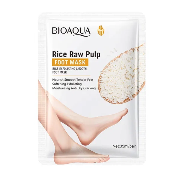 BIOAQUA Organic Foot Mask - Hydrating & Exfoliating Foot Care