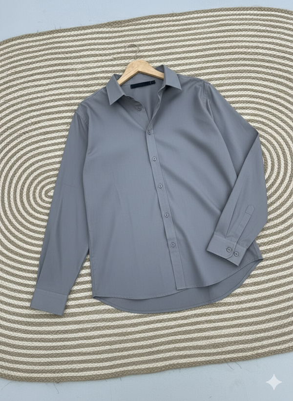 Micro stich shirt -Ash