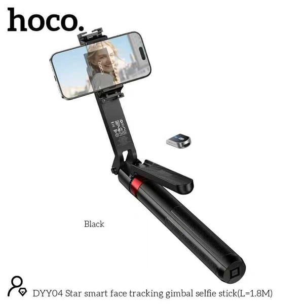 Hoco DYY04 Star Smart Face Tracking Ai Gimbal Selfie Stick