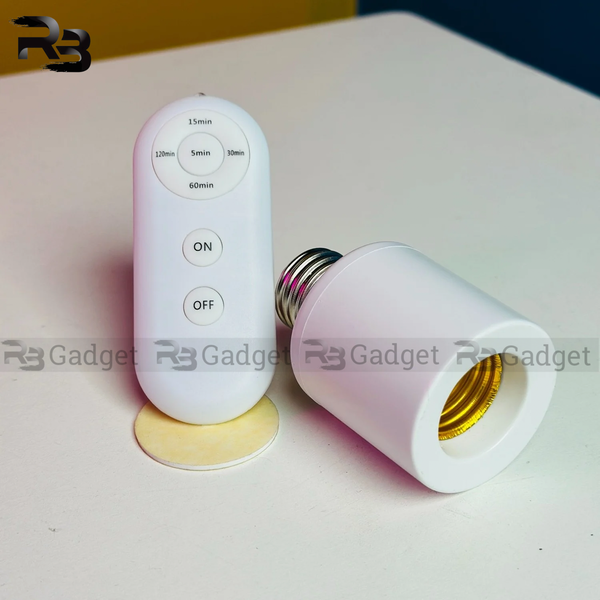 E27 Smart Lamp Holder with Wireless Remote & Timer