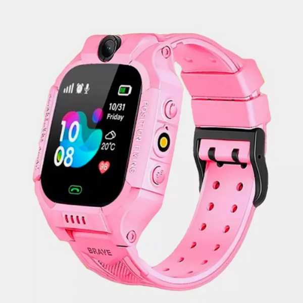 Smartberry C002 Kids GPS + Calling Smart Watch – Pink Color
