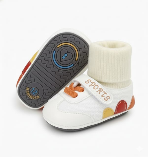 Baby Soft Anti-Slip First Walker Sports Socks Shoes (0 to 15 months) for ANGEL