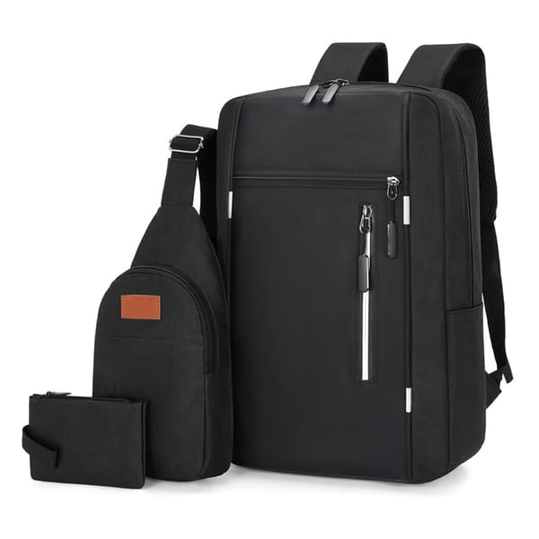 ৩ পিস ব্যাগ কম্বো সেট Black
