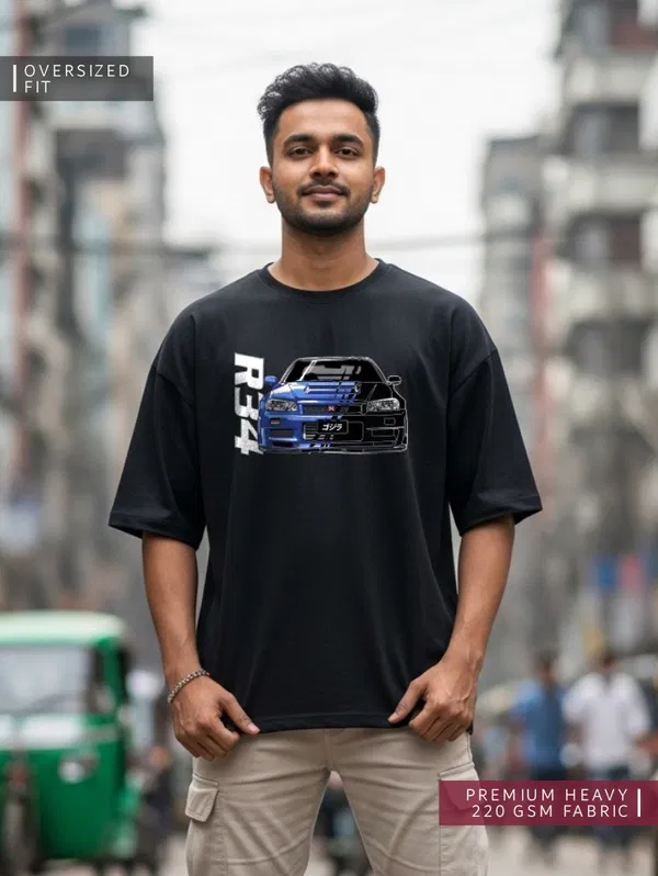 OS18 GTR-34 Oversized T-Shirt