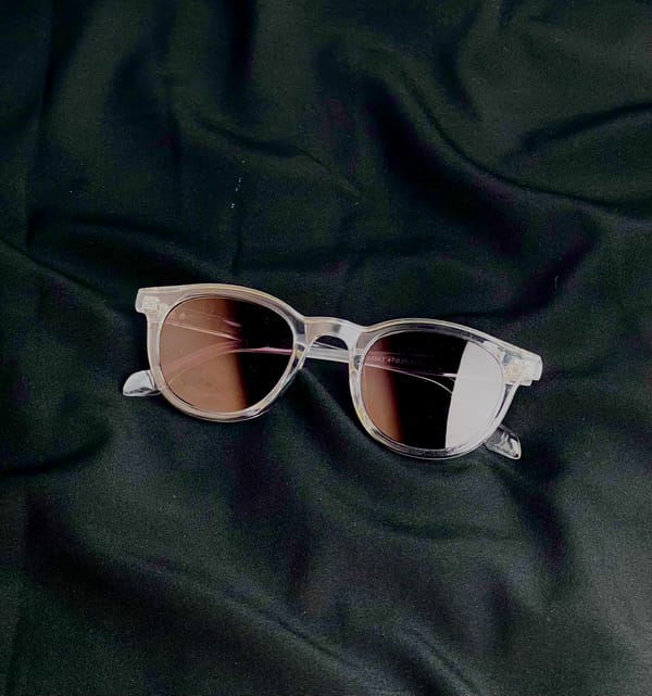 White Transparent Sunglasses