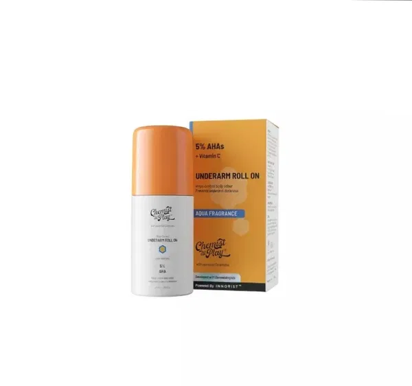 Chemist at Play UnderArm Roll On with 5% AHA (40ml)