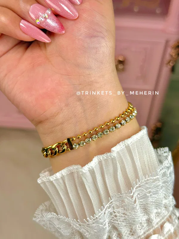 High quality zircon stone bracelet