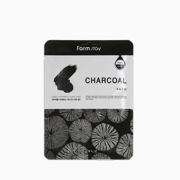 Farmstay Visible Difference Mask Sheet (Charcoal) - 23ml