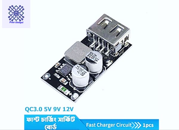 USB QC3.0 QC2.0 USB DC-DC Buck Converter Charging Step Down Module 6-32V 9V 12V 24V to Fast Quick Charger Circuit Board 5V