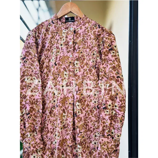 Shirt Pattern Kurti