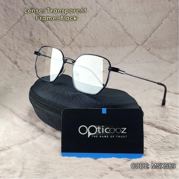 Premium Stylish Black Metal Frame Eyewear