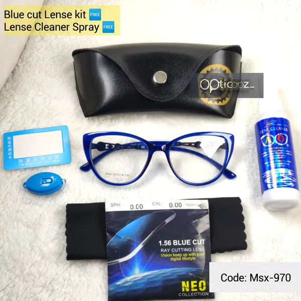 Navy Blue Premium Design BlueCut Female Eyewear