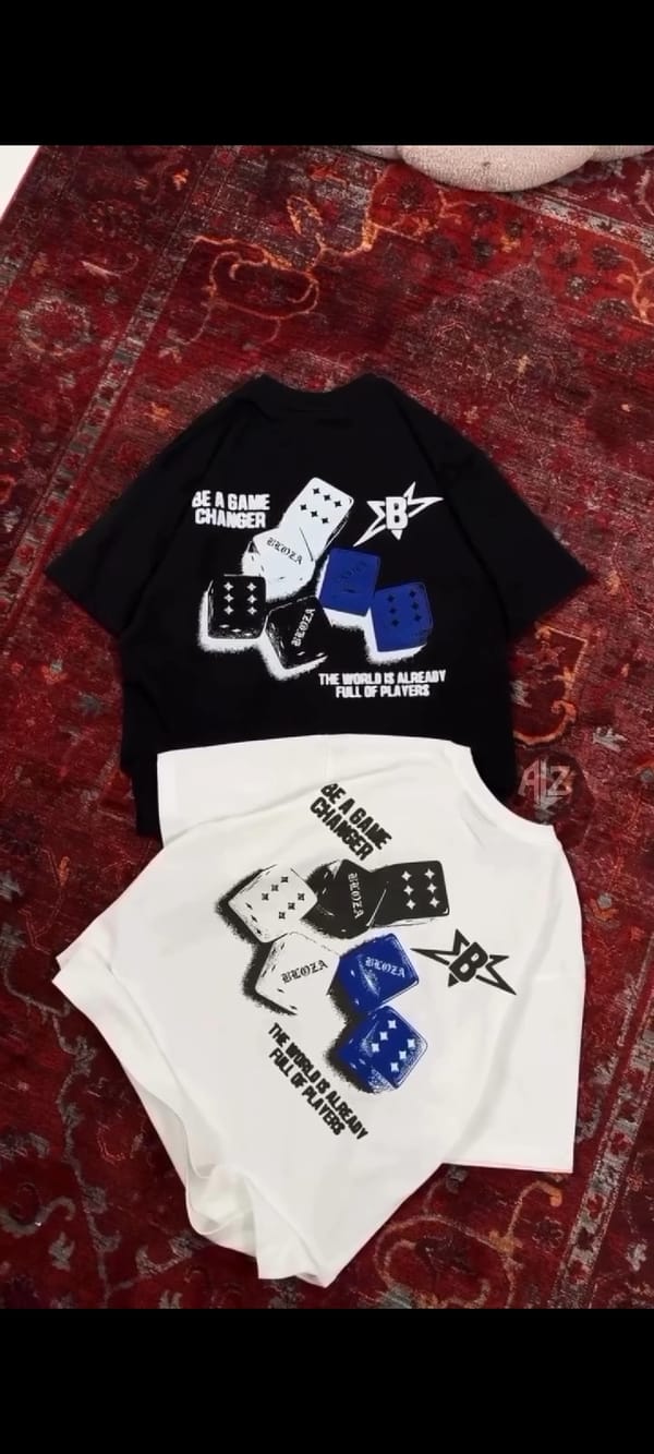 Drop shoulder  T shirt