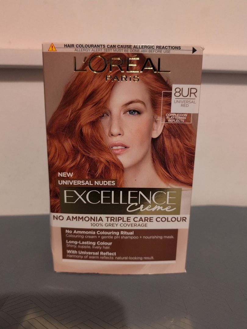 L'Oreal Excellence No Ammonia Triple Care Colour - 8UR Universal Red ...