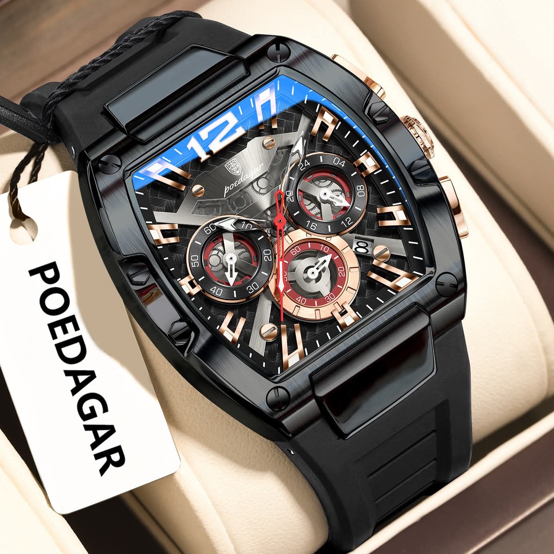 Poedagar 9051 Luxury Men's Watch | Classy Time BD