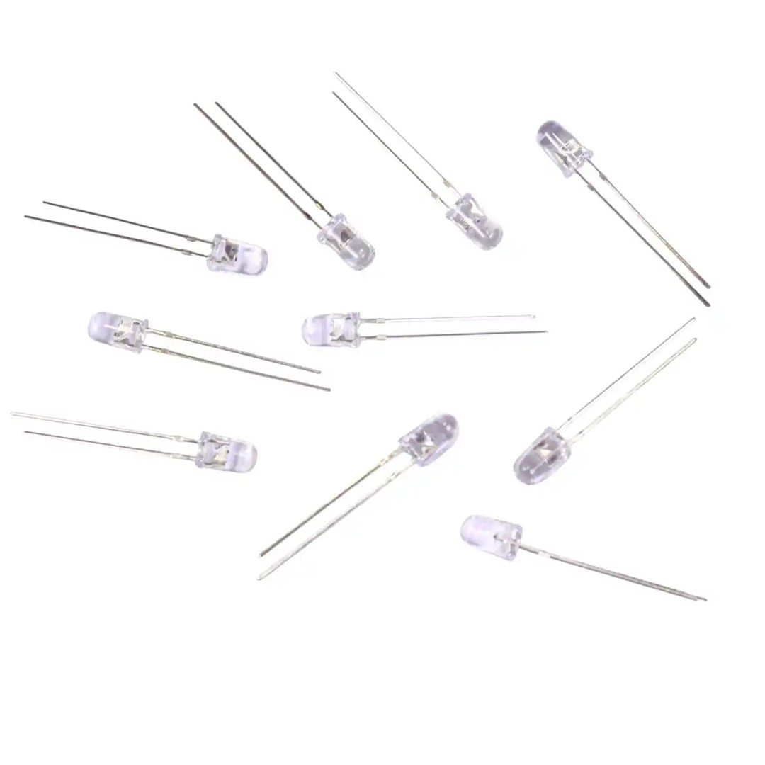 10PCS 4-Color LED Light (Non-SMD, 2V) – High-Brightness LED Bulbs ...