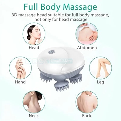 Smart Scalp Massager OSK-701 Electric USB Head Massager with 4 Nodes – Relaxation & Stress Relief | Price in BD_img_4