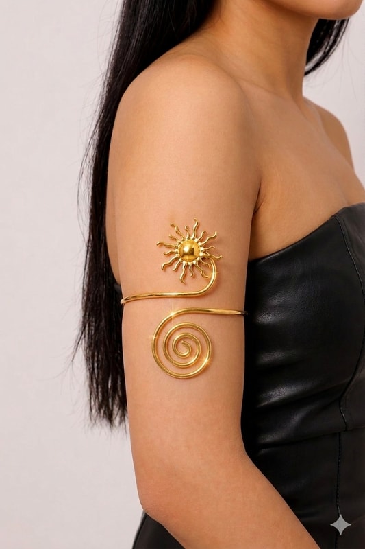 Golden Halo Arm Cuff