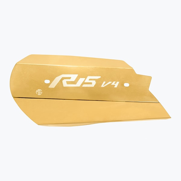 Premium CNC Silencer Cover (Golden) For R15 V4