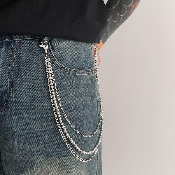 Multi-Layer Metal Wallet Chain - Image 5
