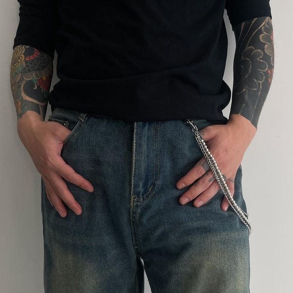 Multi-Layer Metal Wallet Chain - Image 2