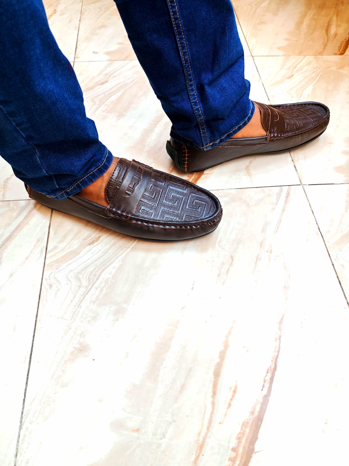 Genuine COW Leather True Moccasin/Loafer For Men_img_0