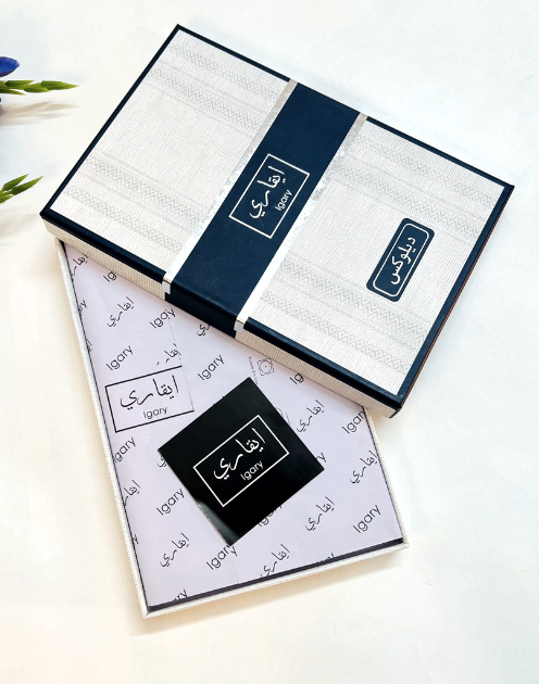 Premium Quality Solid White Rumal / Shemagh in Gift Box_img_2