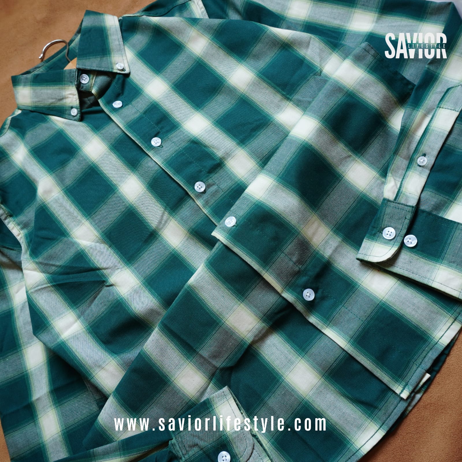 Full Sleeve Pocketless Check Shirt - SCS12_img_3