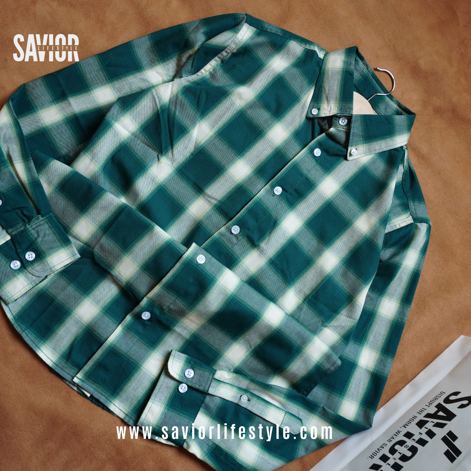Full Sleeve Pocketless Check Shirt - SCS12_img_4