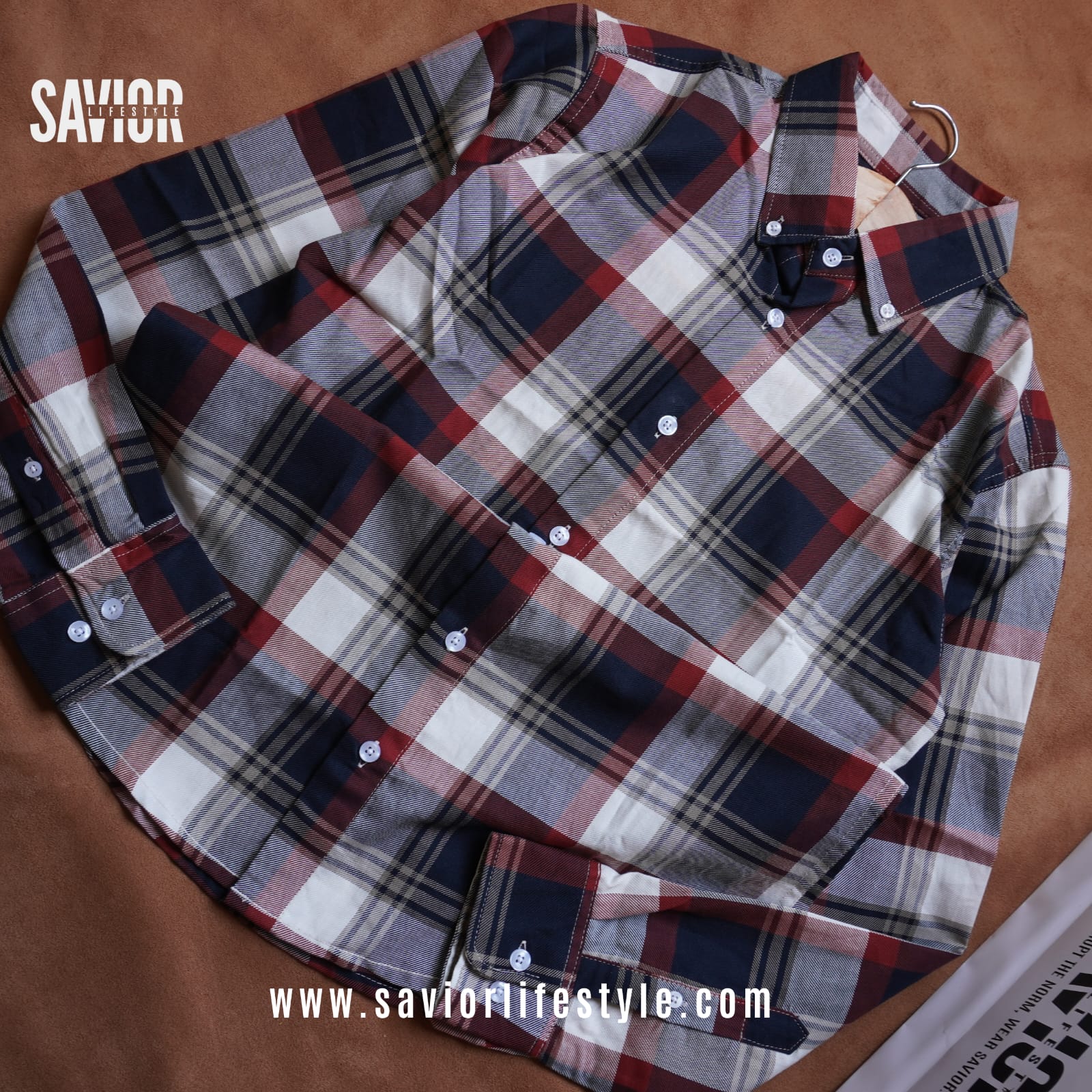 Full Sleeve Pocketless Check Shirt - SCS13_img_2