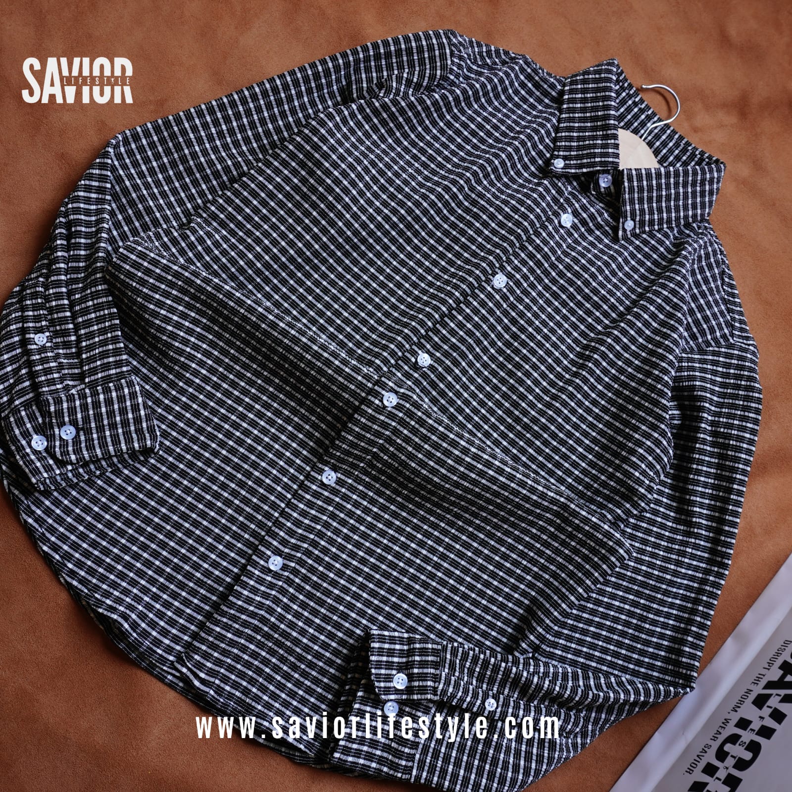 Full Sleeve Pocketless Check Shirt - SCS15_img_2