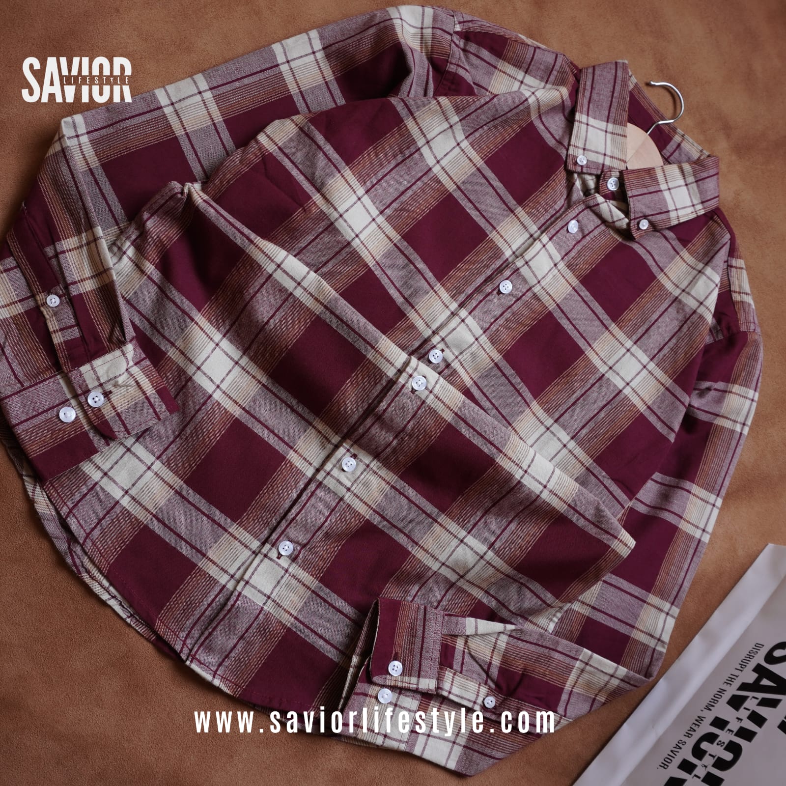 Full Sleeve Pocketless Check Shirt - SCS16_img_4