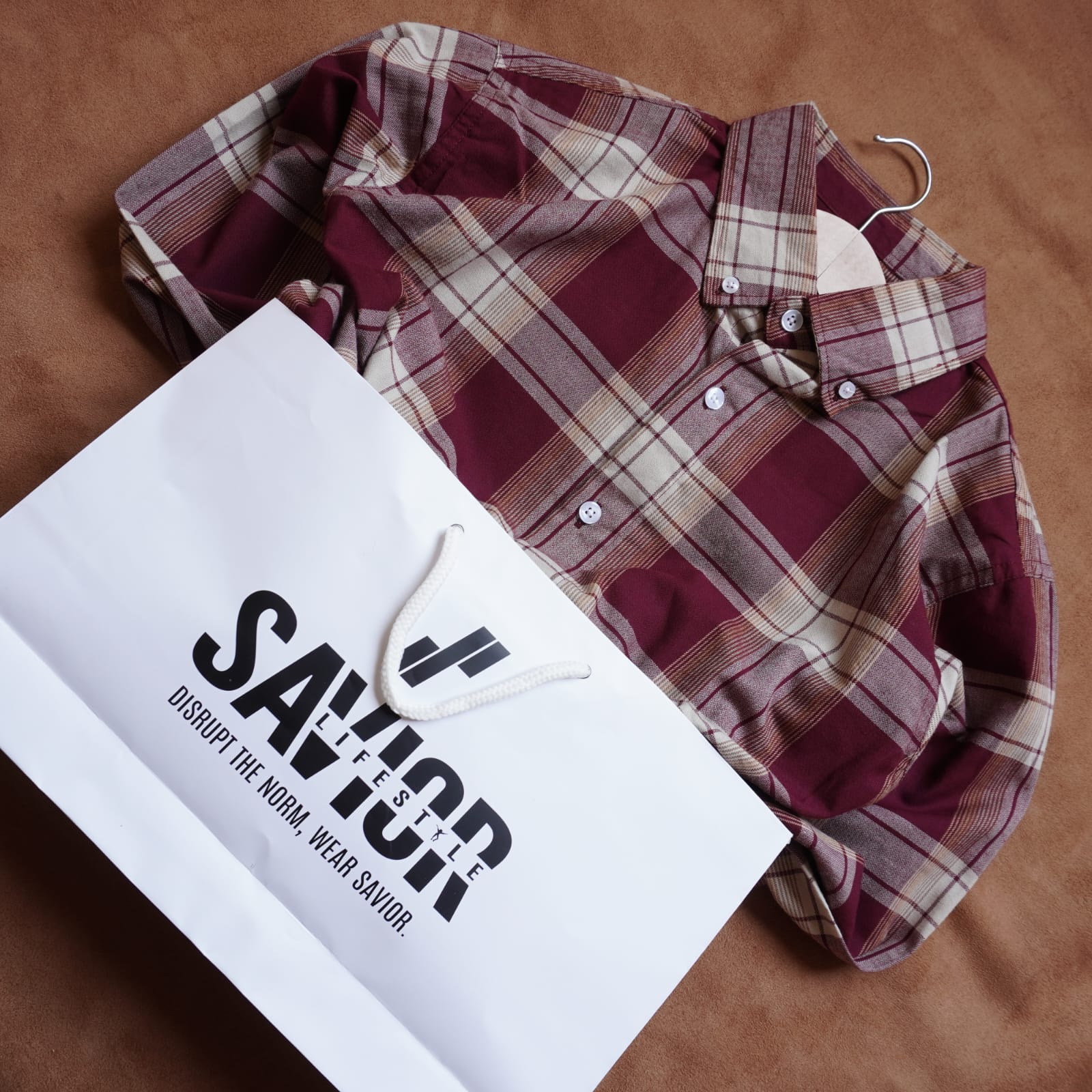 Full Sleeve Pocketless Check Shirt - SCS16_img_0