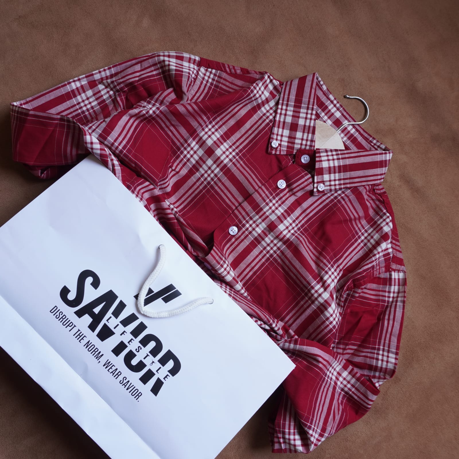 Full Sleeve Pocketless Check Shirt - SCS14